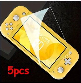 Resim Cloud011 Nintendo Switch Lite İçin 5 Adet Temperli Cam Ekran Koruyucu Kırılmaz Ve Parmak İzi Tutmaz 