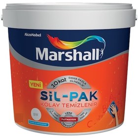 Resim Marshall Sil-Pak Silinebilir Iç Cephe Boyası 7.5 Lt 
