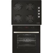 Resim Alveus Kristal 2'li Siyah Ankastre Set (GLS640S-MFA627S) 