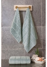 Resim Varol Kare Micro Cotton Banyo Havlusu 90x150cm Yeşil-90x150cm Yeşil 