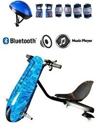 Resim Citymate Drift Car Elektrikli Kaykay Hoverboard Bluetoothlu Desen28 - Kask Ve Dizlik 