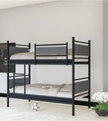 Resim Metalia Gm 128 Star Ahşap Metal Ranza Siyah-antrasit Gri 