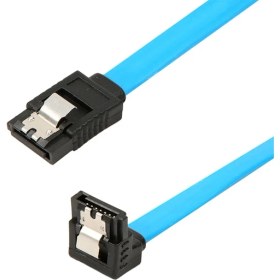 Resim M-Tech MTCS009 Sata III 6Gbps L Köşeli Kilitli Disk Kablosu 