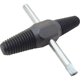 Resim Yıldırım Nalbur Klavuz Ters Diş Açma Kılavuzu Çift Başlı Kollu Duble Büyük Boy Tesisatçı Klavuz Musluk Kırılma Sökme 