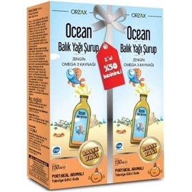 Resim Ocean Balık Yağı Şurup Portakal 150ml 150ml 2.si %50 