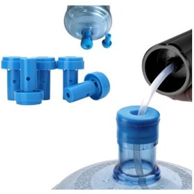 Resim Damacana Yaylı Sebil Kapağı Sızıntı Önleyici, Şarjlı Su Pompasına Ve Su Sebiline Uyumlu Kapak Mavi 