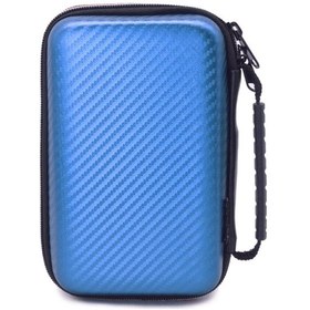 Resim Nintendo 3ds Xl İçin Ghkjok Gh1818 Eva Koruyucu Oyun Konsolu Çantası Mavi 