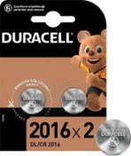 Resim Düğme Pil 2016 2'li - 3 Volt Duracell