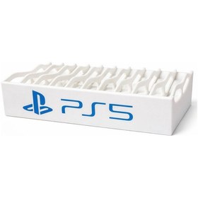 Resim Ps5 Oyun Standı Playstation 5 Oyun Tutucu & Düzenleyici Masaüstü Ve Raf Tipi Beyaz Oyun 