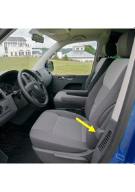 Resim VW Caravelle T5 2004-10 Sol Ön Koltuk Sol Kolçak Burcu 7H5883081S 