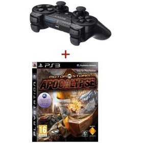 Resim MotorStorm Apocalypse Ps3 +Siyah Sony Dualshock 