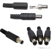 Resim 5 Adet 2.1Mm Dc Power Jack Erkek Adaptör Soketi Fiş Konnektör 