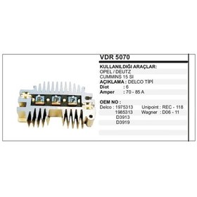Resim Diot Tablasi Opel Deutz Cumins 35 Amp 15Si 504628641 