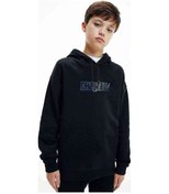 Resim Anime Fairytail Baskılı Unisex Çocuk Kapüşonlu Siyah Sweatshirt Siyah 
