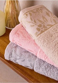 Resim Premium 3'lü 30x50 Cm El, Yüz Ve Mutfak Havlu Seti Çok Renkli 