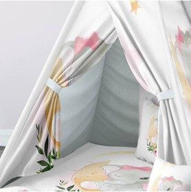 Resim instababyrooms Çocuk Oyun Çadırı Fil, ay Dijital Baskılı 
