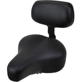 Resim Sırt Destekli Sele Koltuğu Arkalıklı Ayarlamalı Geniş Elektrikli Koltuk Selesi Siyah 