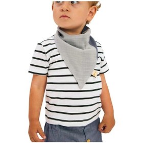 Resim Yumuşak ve Nefes Alabilen 3'lü Müslin Bebek Fular Set 