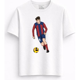 Resim Rabona Fashion Pedri Maestro 8 Barcelona Tişörtü 