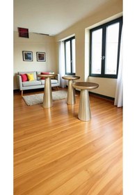 Resim Ahşap Mantar Sehpa Takımı 3 Lü Set Altın Varaklı Yan Sehpa Modeli Altın 