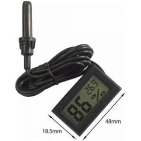 Resim Sıcaklık Ve Nem Ölçer Dijital Ekran - Termometre Higrometre 