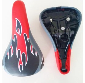 Resim Wetto Bisiklet Sele Bmx Lüks Alevli Model 