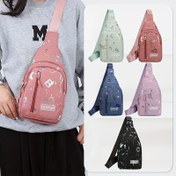 Resim Moda Kadınlar için Canlı Baskılı Çapraz Çanta - Oxford Kumaş, Çok Katmanlı Depolama Tasarımı, Ayarlanabilir Askı, Fermuar Kapanışı, Seyahat, İş ve Bisiklet için İdeal, Seyahat Çantası | Canlı Baskılı Çanta | Ayarlanabilir Askılı Çanta 