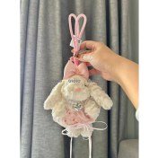 Resim Silver1 Sevimli Renkli Ip Peluş Ayı Kolye El Yapımı Oyuncaklar Küçük Bebek Çanta Çekicilik Sevimli Bebek Cep Telefonu Çekicilik (Yurt Dışından) 