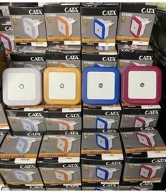 Resim Cata Ct-9500 Led Gece Lambası Fotoselli Otomatik Yanan Lamba,Pembe,65 X 57 