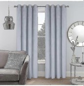 Resim Kalın Isı Yalıtımlı Lüks Karartma Perdeleri Oturma Odası Perdeleri G 59x Y 71 150cm 180cm Açık Gri 