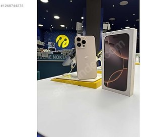 Resim Apple iPhone 16 Pro Max İkinci El YD | 256 GB | Çöl Titanyum 