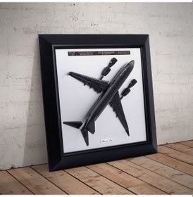 Resim Zekupp Boeing 737 Model Uçak Tablo, Ahşap Duvar Dekorasyonu, 1/10 (480086771) 