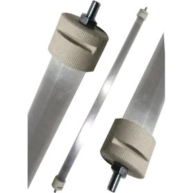 Resim Polat 75 cm Montajlı Infrared Ufo Isıtıcı Elektrikli Soba Camı Porselen Başlıklı 23 mm 