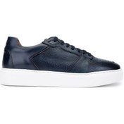 Resim Tamer Tanca Erkek Hakiki Deri Lacivert Sneakers & Spor Ayakkabı 1093 054 Erk Ayk Y25 Lacı Alk Lacivert 
