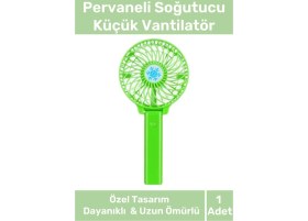 Resim Taşınabilir Cep Boyu USB Şarjlı 3 Kademeli Sessiz Mini Fan Pervaneli Soğutucu Küçük Vantilatör 