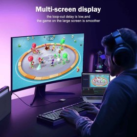 Resim Lemorele AC07, USB ve Type-C Çıkışlı 1080P Video Capture Card - Tak ve Çalıştır - HDMI Çıkışlı Yakalama Kartı 