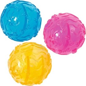 Resim Karlıe Köpekler İçin Plastik Top Flzdgnkr - 75 Çok Renkli 