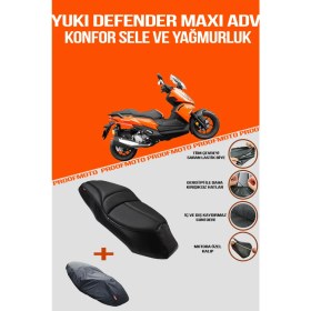 Resim PROOFMOTO Yuki DEFENDER Maxi ADV Konfor Sele ve Yağmurluk Kılıf 