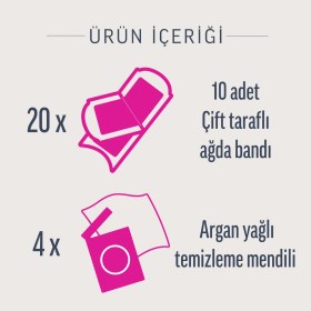 Resim Veet Pure 20'li X 2 Hipoalerjenik Ağda Bandı Bacak & Vücut Bölgesi Hassas Ciltler İçin İthal 