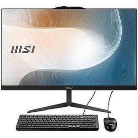 Resim MSI MODERN AM242P 12M-1250EU 23.8 FHD 16:9 (1920X1080) I5-1235U 8GB DDR4 512GB SSD W11 SIYAH AIO PC 