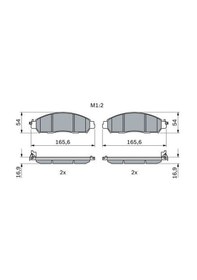 Resim Nissan Navara 2.3Dci 2015-2022 Bosch Ön Balata 
