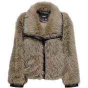 Resim ONLY Pisa Kadın Bej Polar Mont (15330273-H) 