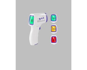 Resim Zero Land Flzdgnkr Kızılötesi Temassız Ateş Ölçer LCD Ekranlı Hassas Termometre 