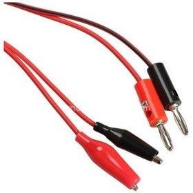 Resim Güç Kaynağı Kablosu Power Supply Kablosu Banana+Timsah Soket 