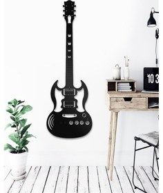 Resim Elektro Gitar - Metal Dekor 