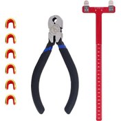 Resim Leezsing Dayanıklı Alüminyum Alaşımlı Okçuluk Ayar Aleti Seti - T Cetveli Ve Bakır Toka İle Hassas Ayarlama 