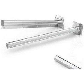 Resim Duvar Monteli Alüminyum Çamaşır Askısı Parlak Siyah 