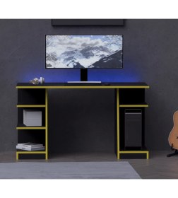 Resim Kronos Oyuncu Masası - Bilgisayar Masası - Gamer Masası - 59X136 cm AFM180 