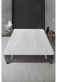 Resim Alez Kapitone Dört Köşe Lastik Yatak Koruyucu 100 200 Cm Çok Renkli 