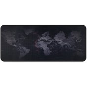 Resim batcell Gaming Mousepad Oyuncu Kaydırmaz Mouse Pad 80x30 Cm Dünya Haritalı 